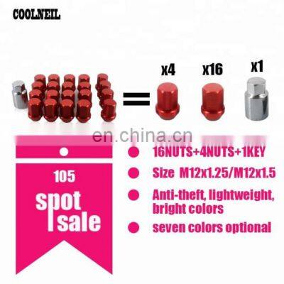 Universal Lightweight RAYS Wheel Hub Rim Screw Tuerca de la Rueda Anti-Theft Screw Nut photo-4