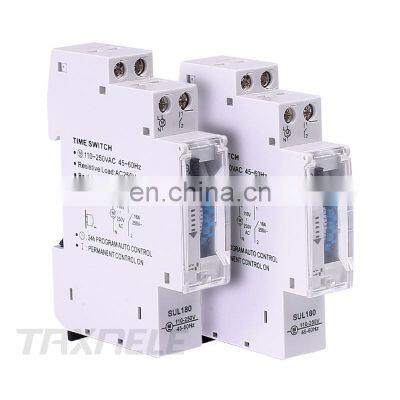 DIN Rail SUL180 Time Switch Mechanical Timer Switch 24 Hours Programmable Timer 16A Time Switch photo-2