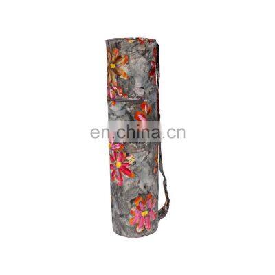 Multicolor Printed Cotton Yoga Mat Batik at Wholesale Price