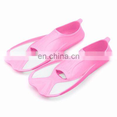 Popular Children's Heel Pack Swimming Snorkeling Short Frog Shoes Tpr Short Fins Dropshipping