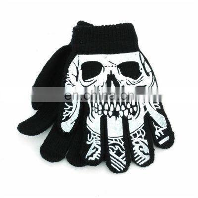HY Winter Adult Custom Knit Acrylic Gloves Touchscreen With Phone Gloves photo-2