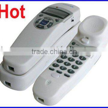 wall mounted telephone with caller id display