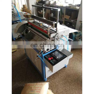 Manual feeding paper tube label sticking machine/paper tube can labeling machine