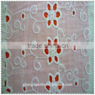 embroiered fabric for wedding dress