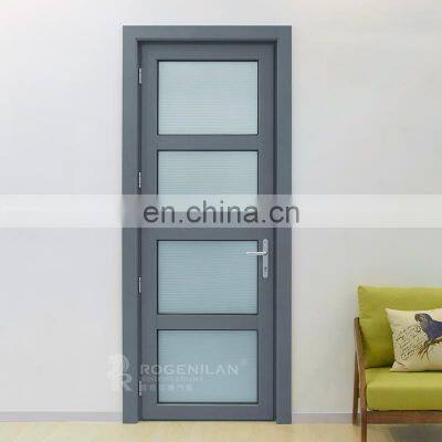 Waterproof aluminum profiles toilet door bathroom design