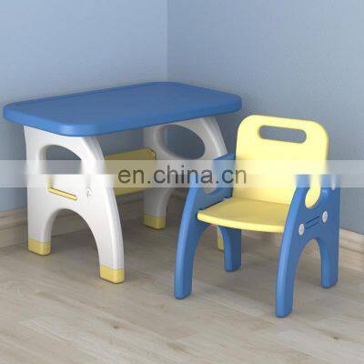 modern folding children kids furniture sets plastic ergonomic desk study table and chair for kids