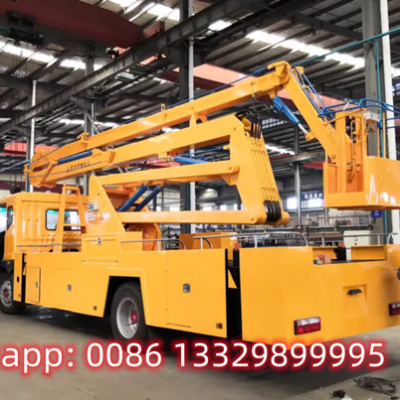 Factory Sale Good Price Dongfeng D9 20m-22m Hydraulic High Altitude Operation Vehicle for Sale photo-2