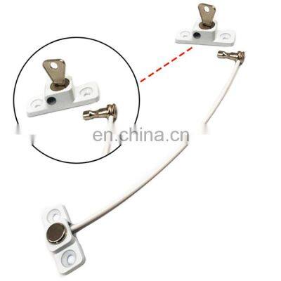 Hot Sale White Refrigerator Door Lock With Keys Fridge Freezer Lock Child Safety Lock