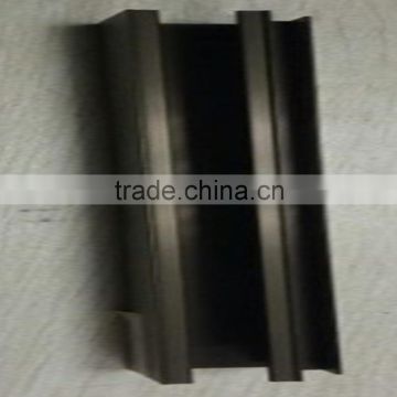 black high quality customized aluminium profile for windows and doors