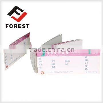 High quality fatory supply airline boarding pass ticket