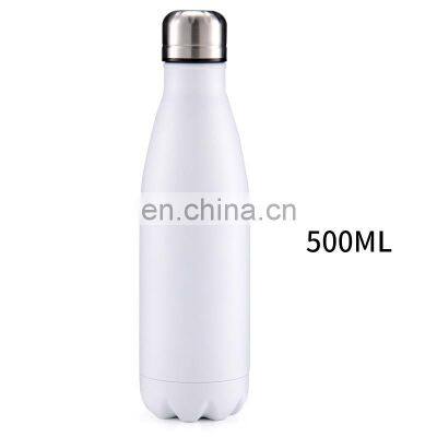 Double Wall Thermos Vacuum Flask Insulated Outdoor Sports Cola Shaped Stainless Steel Water Bottles photo-5