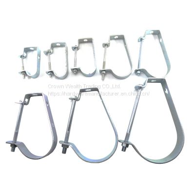 8″ Galvanized J Shape Pipe Hanger Clamp