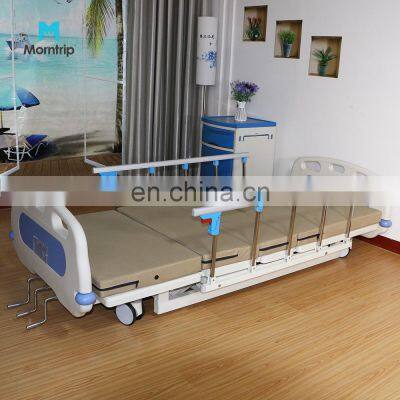 High Quality Flat Medical Nursing Hospital Patient Bed Height Adjustable Hospital Low Bed