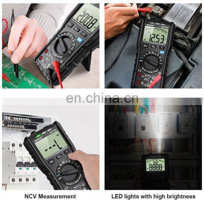 Digital Multimeter Tester DM100A Auto Range Multimetro 10000 Counts Measure Ohm Volt Amp Capacitor Tester Multimeters photo-5