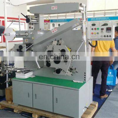 UGS42S Double Side Coated Nylon Taffeta Label Flexo Printer, Barcode Woven Satin Ribbon Flexographic Printing Machine photo-3