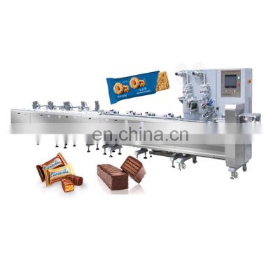 Recovery Bar Fruit Bar Automatic Flow Packing Machine chocolate bar packaging flow wrapping horizontal pillow pack machine