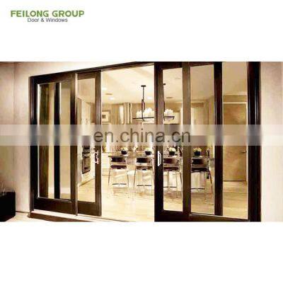 aluminium profile for sliding glass door Thermal break double glazed glass aluminum sliding doors double glass sliding door