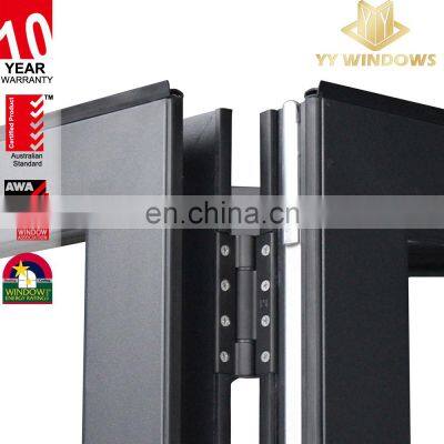 American Popular Aluminum Doors Bifold Doors Aluminum Folding Patio Folding Screen Accordion Front Door photo-5