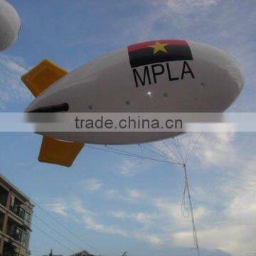 helium pvc inflatable blimp for display