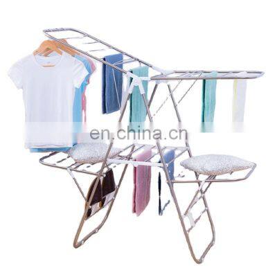 High Quality multifunctional portable folding wing drying clothes rack