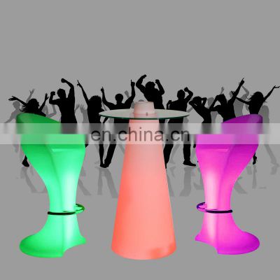 Wedding Supplies Party Furniture Rechargeable LED Bar furniture Wedding Bar Tables