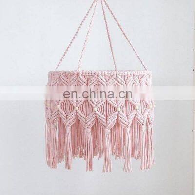 Hot Sale Chandelier macrame pendant lampshade