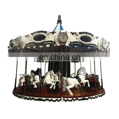 Hot sale high quality children electric carousel price cheap horse for rides kids car merry go round with wholesale