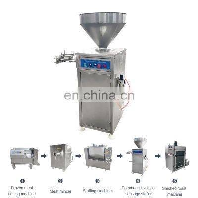 Mechanical Sausage Stuffer Type Automatic Filling Machine Electric Sealant Used Hydraulic Sausage Stuffer for Sale