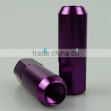 purple anodized aluminum racing wheel lug nuts