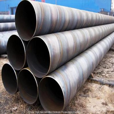 Carbon steel Helical seam pipe spiral welded steel tube SSAW carbon steel for construction