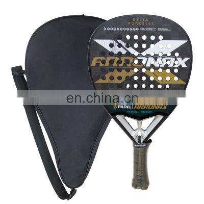 High Quality 12K 18K Carbon Custom Diamond Shape Head paddle de Padel Tennis Racket