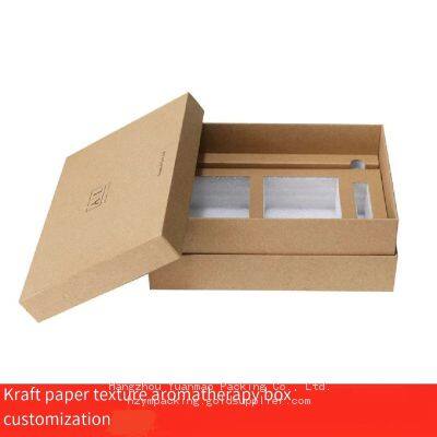 Customizable Packaging Box Paper Box Aromatherapy Gift Box Essential Oil Bottle Companion Gift Box Kraft Paper Cosmetic Jewelry Gift Boxes