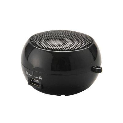 wireless and wired speaker mini portable promotion gift 3.5mm hamburger speaker