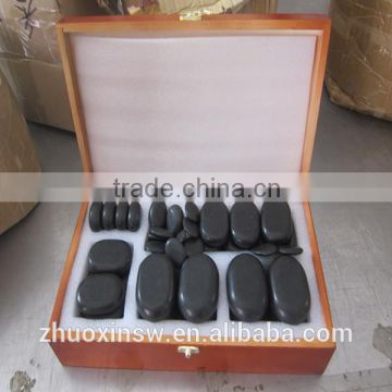 Wholesale OEM massage stone in wooen box