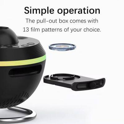 Planetarium Projector 13 HD 4K Film Galaxy Meteor Projector Focus Adjustable Wide Angle Led Night Lamp Novelty Gift For Children photo-5