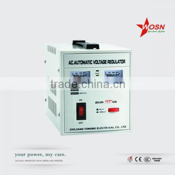 100% full copper single phase SVR with 500VA voltage stabilizer/regulator