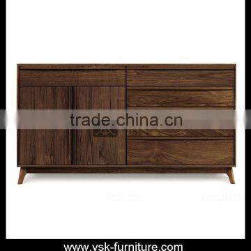 TV-076 Solid American Walnut Wood TV Cabinet