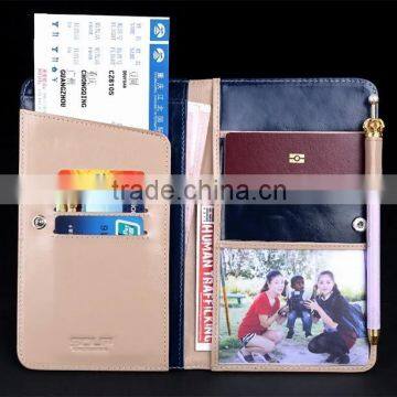 Leather certificate holder,passport holder,card holder NS-1134