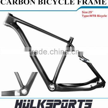 2015 Hot Sale Chinese Carbon Fiber Bike Frame 29ER Carbon MTB Bicycle Frame Carbon Mountain Bike MTB Carbon Frame 29                        
                                                Quality Choice