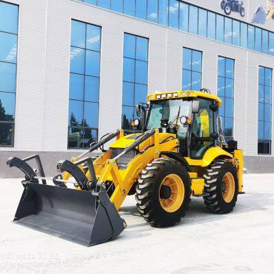 2.5 Ton 4x4 Big Backhoe Loader Digger Loader Front End Loader HZM799 799F Machine for Sale