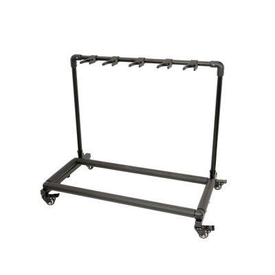 OTIS Guitar Rack (5-position) with Positioning Hooks and Wheels (HY-895)