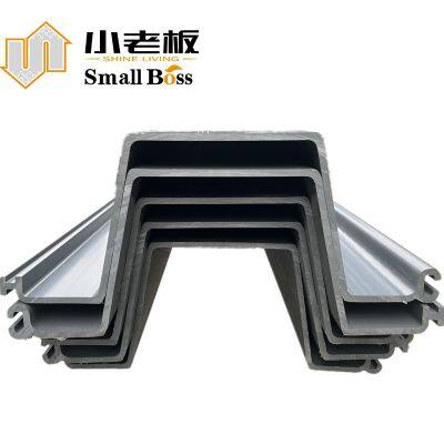 Factory Price Vinyl Seawall Plastic Pvc Piling Sheet Pile Panels for Water Control Solution photo-2