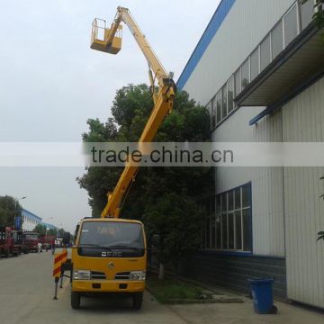 Combined folding arm and telescopic boom truck lift