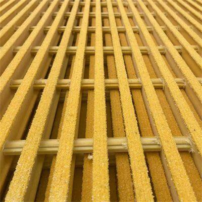 Pultruded FRP GRP Grating Corrosion Resistant Heavy Duty Assembled photo-2