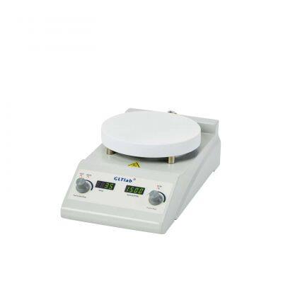 GLT Lab Нагревательный магнитный мешалка с алюминиевой верхней плитой размером 6 дюймов