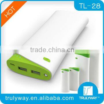 Trulyway TL-28 12000mAh portable charger for smart phones and digital devices-optional colors