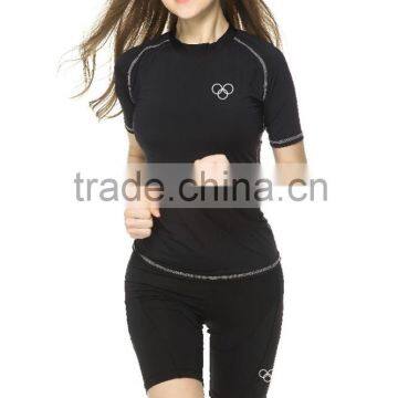 (OEM/ODM Factory)themal travel wear fitness slim fit sportswear training tops