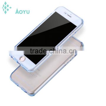 Transparent TPU soft shell phone customized case phone for iphone 6