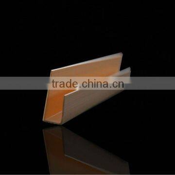 high quality pvc profile /''U"type pvc corner for pvc wall panels
