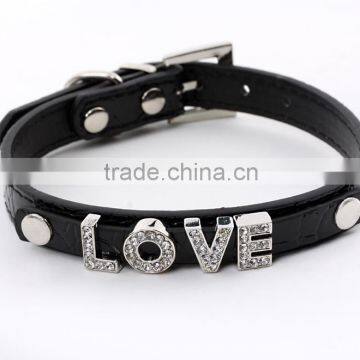 Manufacturer Selling Pet Supplies Crocodile Grain Can Diy Dog Name Dog Collars